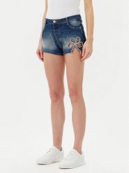 Please Szorty jeansowe D0IEEH0W6G Niebieski Regular Fit. Niebieskie szorty Please, bez wzorów, z bawełny. Za 339.99 zł.