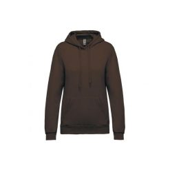 Bluza damska z kapturem Kariban. Brązowe bluzy z kapturem KARIBAN, xl, bez wzorów, z bawełny, z kapturem. Za 181.00 zł.