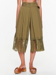 TWINSET Szorty materiałowe 231TT2085 Zielony Regular Fit. Zielone szorty Twinset, bez wzorów, z bawełny. Za 1,569.00 zł.