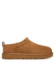 Ugg Śniegowce W Classic Micro 1173891 Brązowy. Brązowe śniegowce UGG, bez wzorów, ze skóry, bez zapięcia. Za 499.00 zł.