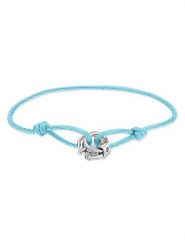 Liebeskind Bransoletka - dł. 21 cm rozmiar: onesize. Niebieskie bransoletki Liebeskind, ze stali. Za 86.99 zł.