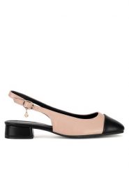 Lasocki Baleriny WYL4061-5Z Beżowy. Brązowe baleriny Lasocki, bez wzorów, z materiału, bez obcasa, bez zapięcia. Za 169.99 zł.