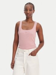 Liu Jo Sport Top TA6173 J3845 Różowy Regular Fit. Czerwone topy sportowe Liu Jo Sport, s, bez wzorów, z wiskozy. Za 209.99 zł.