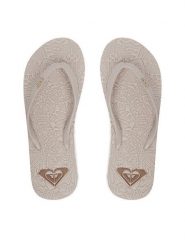 Roxy Japonki CEOWB-SS25-3C021 Beżowy. Brązowe japonki Roxy, bez wzorów, z syntetyku. Za 69.99 zł.