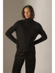 Perfect Cashmere Kaszmirowy sweter "Mairead" w kolorze czarnym rozmiar: L. Czarne swetry Perfect Cashmere, l, bez wzorów, z kaszmiru, bez ramiączek. Za 505.13 zł.