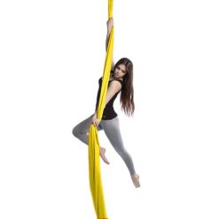 Full set aerial do domu hamak chusta akrobatyczna Taniec w powietrzu Just. Żółte chusty TANIEC W POWIETRZU, bez wzorów, sportowe. Za 559.00 zł.