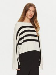 TWINSET Sweter 241TE3020 Biały Regular Fit. Białe swetry Twinset, m, bez wzorów, z syntetyku, bez ramiączek. Za 139.99 zł.