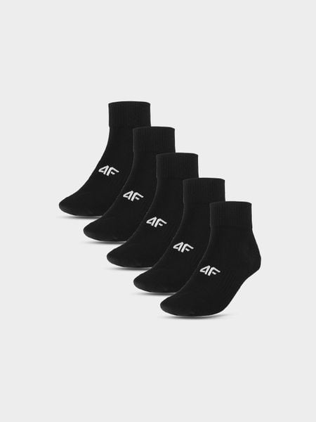 4F Skarpetki długie (5-pack) damskie - czarne 35-38. Czarne skarpetki 4f, bez wzorów. Za 59.99 zł.