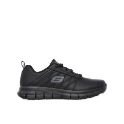 Buty sportowe Skechers Sure Track Erath czarne damskie. Białe buty sportowe lifestyle Skechers, bez wzorów, z syntetyku, sportowe, bez zapięcia. Za 396.60 zł.
