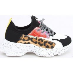 Buty sportowe Agnes Black wielokolorowe. Czarne buty treningowe INNA MARKA, bez wzorów, z materiału, bez zapięcia. Za 135.18 zł.