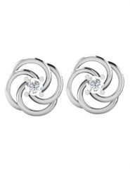 Diamant Vendôme Złote kolczyki-wkrętki z diamentami rozmiar: onesize. Szare kolczyki Diamant Vendôme, z diamentem, złote. Za 717.99 zł.