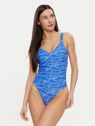 Seafolly Strój kąpielowy 11151DD134 Niebieski. Niebieskie stroje jednoczęściowe Seafolly, bez wzorów, z syntetyku. Za 429.99 zł.