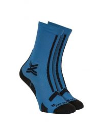 Skarpety X-Socks Trailrun Discover Crew Blue Black. Czarne skarpetki X-Socks, bez wzorów. Za 72.00 zł.