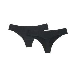 Stringi damskie Athlecia Alax (x2). Czarne stringi Athlecia, bez wzorów, z elastanu. Za 147.00 zł.