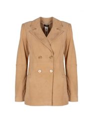 Liu Jo Kurtka | CA3217 PO338 | Kobieta | Beżowy. Brązowe kurtki Liu Jo, bez wzorów, ze skóry, eleganckie, bez kaptura. W wyprzedaży za 549.00 zł.