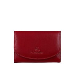 Czerwony portfel damski skórzany Canaletto – elegancja, funkcjonalność i ochrona RFID PD1201cs165. Czerwone portfele bez wzorów, ze skóry. Za 160.55 zł.