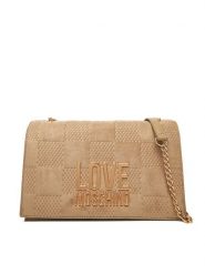 LOVE MOSCHINO Torebka JC4122PP0NKB110A Beżowy. Brązowe torebki klasyczne Love Moschino, bez wzorów, ze skóry, bez dodatków. Za 819.99 zł.