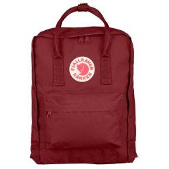 Plecak turystyczny Fjällräven Kanken. Czerwone plecaki Fjällräven, bez wzorów, bez dodatków. Za 349.99 zł.