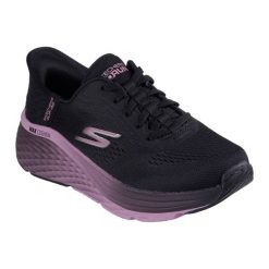 Buty do biegania damskie SKECHERS Max Cushioning Elite 2.0. Czarne buty do biegania Skechers, bez wzorów, bez zapięcia, do biegania. Za 349.00 zł.