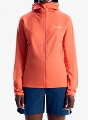 Bluza z kapturem damska Berghaus Staindrop Hike Jkt Af. Czerwone bluzy Berghaus, m, bez wzorów, z materiału, bez ramiączek, z kapturem. Za 340.99 zł.