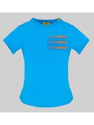Plein Sport Koszulka w kolorze niebieskim rozmiar: M. Niebieskie t-shirty sportowe Plein Sport, m, bez wzorów, z bawełny, bez ramiączek. Za 206.91 zł.