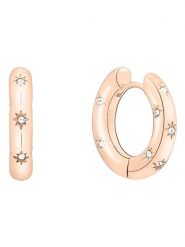 Tamaris Kolczyki-kreole z cyrkoniami rozmiar: onesize. Kolczyki Tamaris, z cyrkonią, ze stali. Za 130.99 zł.