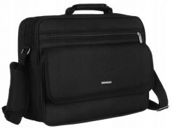 Materiałowa torba na laptopa Rovicky R-6528 czarns. Torby na laptopa ROVICKY, bez wzorów, z materiału. Za 62.69 zł.