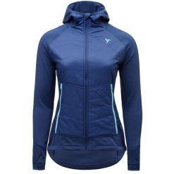 Bluza skiturowa rozpinana damska Silvini Divera WJ1311 PrimaLoft®. Niebieskie bluzy Silvini, xs, bez wzorów, z materiału, bez ramiączek, z kapturem. Za 279.99 zł.