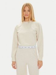 Guess Bluza O3YQ01 KBS91 Écru Regular Fit. Bluzy Guess, m, z aplikacjami, z bawełny, bez kaptura. Za 139.99 zł.