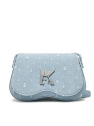 Karl Lagerfeld Jeans Torebka A2W30099 Błękitny. Niebieskie listonoszki Karl Lagerfeld Jeans, bez wzorów, z jeansu, bez dodatków. Za 609.99 zł.