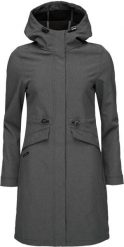 Damski płaszcz softshell Loap Lunara ciemnoszary. Szare płaszcze ÀLG, m, bez wzorów, z elastanu, eleganckie. Za 281.99 zł.