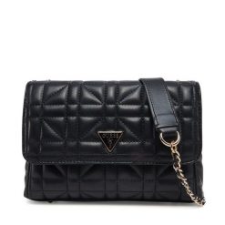 Torebka Guess. Czarne torebki klasyczne Guess, z aplikacjami, klasyczne, bez dodatków. Za 349.99 zł.