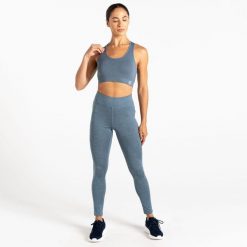 Legitimate damskie sportowe legginsy. Niebieskie legginsy Dare 2b, bez wzorów, z tkaniny, sportowe. Za 166.00 zł.