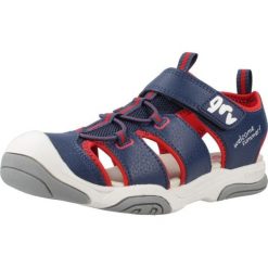 Sandały GARVALIN 242860G Niebieski. Niebieskie sandały GARVALIN, bez wzorów, z syntetyku, sportowe, bez obcasa, bez zapięcia. Za 119.99 zł.