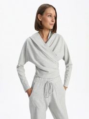 BGN Sweter w kolorze jasnoszarym rozmiar: 38. Szare swetry BGN, bez wzorów, bez ramiączek. Za 106.38 zł.