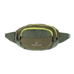 Saszetka nerka BERGSON Delta Plus. Zielone nerki i saszetki Bergson, bez wzorów, z materiału, bez dodatków. Za 89.00 zł.