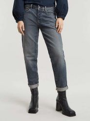 G-Star Dżinsy - Boyfriend fit - w kolorze niebieskim rozmiar: W24/L32. Niebieskie jeansy G-Star, l, z aplikacjami, klasyczne. Za 247.11 zł.