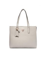 Guess Torebka Meridian II HWBG69 74230 Beżowy. Brązowe shopper bag Guess, z aplikacjami, ze skóry, bez dodatków. Za 749.99 zł.
