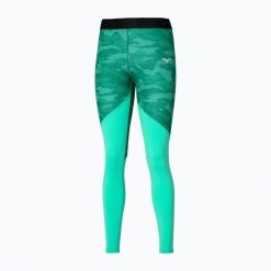 Legginsy do biegania damskie Mizuno Virtual Body G3 Long. Zielone legginsy sportowe Mizuno, l, bez wzorów, z elastanu, do biegania. Za 149.99 zł.