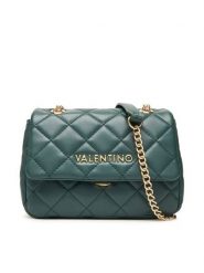 Valentino Torebka Ocarina VBS3KK05R Zielony. Zielone kopertówki Valentino, bez wzorów, ze skóry, wizytowe, bez dodatków. Za 419.99 zł.