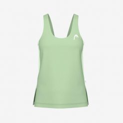 SPIRIT Tank Top Women. Zielone topy Head, s, bez wzorów, sportowe, bez kołnierzyka, bez ramiączek. W wyprzedaży za 207.00 zł.