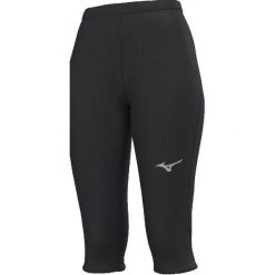 Damskie legginsy 3/4 Mizuno MZNRB. Czarne legginsy Mizuno, bez wzorów, sportowe. Za 217.50 zł.