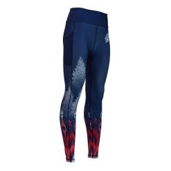 Damskie legginsy Silvini Veroli. Brązowe legginsy Silvini, bez wzorów. W wyprzedaży za 245.50 zł.
