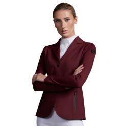 Damska kurtka konkursowa Premier Equine Evinco. Czerwone kurtki PREMIER EQUINE, s, z aplikacjami, z materiału, eleganckie, bez kaptura. Za 812.50 zł.