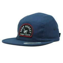 Czapka Trucker - Płaski Daszek - Jockey / Jeden Rozmiar (Granatowa). Niebieskie czapki z daszkiem SURF MONKEY, bez wzorów, sportowe. Za 179.95 zł.