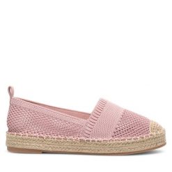 Espadryle Jenny Fairy. Czerwone espadryle Jenny Fairy, bez wzorów, bez obcasa. Za 55.99 zł.
