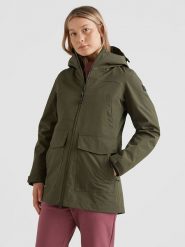 O'Neill Parka 3w1 "Journey" w kolorze khaki rozmiar: S. Brązowe płaszcze O'Neill, m, bez wzorów, bez kaptura. Za 528.34 zł.