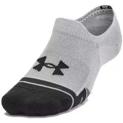 Skarpety Under Armour UA Performance Tech 3-Pack Ultra Low Tab. Szare skarpetki Under Armour, bez wzorów. Za 56.99 zł.