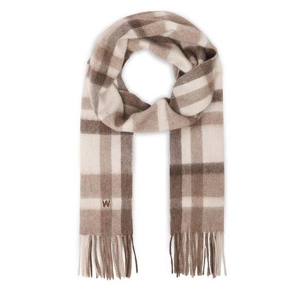 Szalik Weekend Max Mara. Brązowe szaliki i kominy Weekend Max Mara, bez wzorów. Za 879.99 zł.