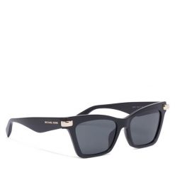 Okulary przeciwsłoneczne Michael Kors. Czarne okulary przeciwsłoneczne Michael Kors, bez wzorów. Za 689.99 zł.